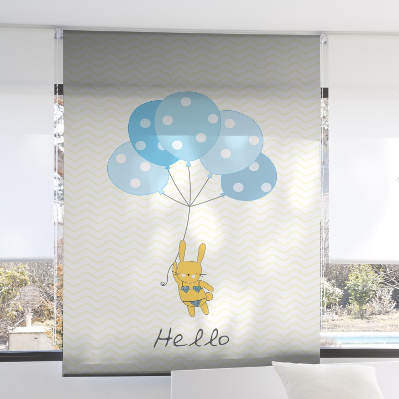 ESTOR ENROLLABLE ESTAMPADO INFANTIL SIN HERRAMIENTAS