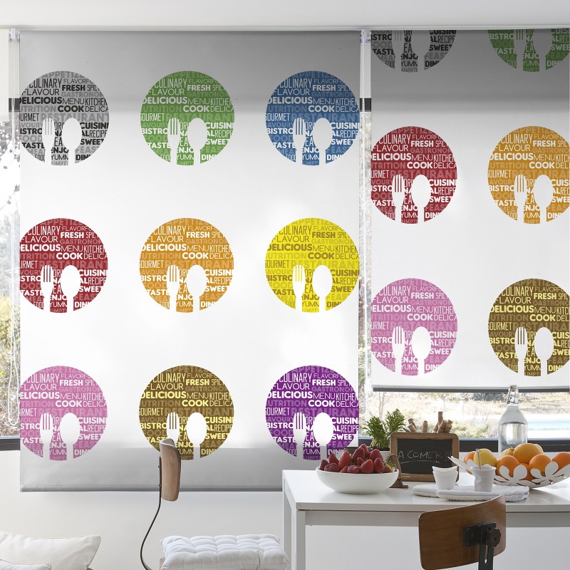 ESTOR ENROLLABLE ESTAMPADO COCINA